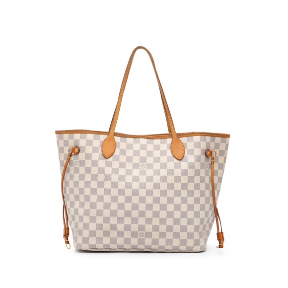 Pre-Loved Louis Vuitton Damier Azur Neverfull MM - Picture 1 of 11